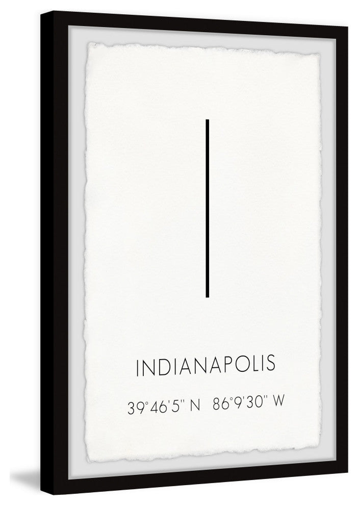 "I Indianapolis" Framed Painting Print, 8x12