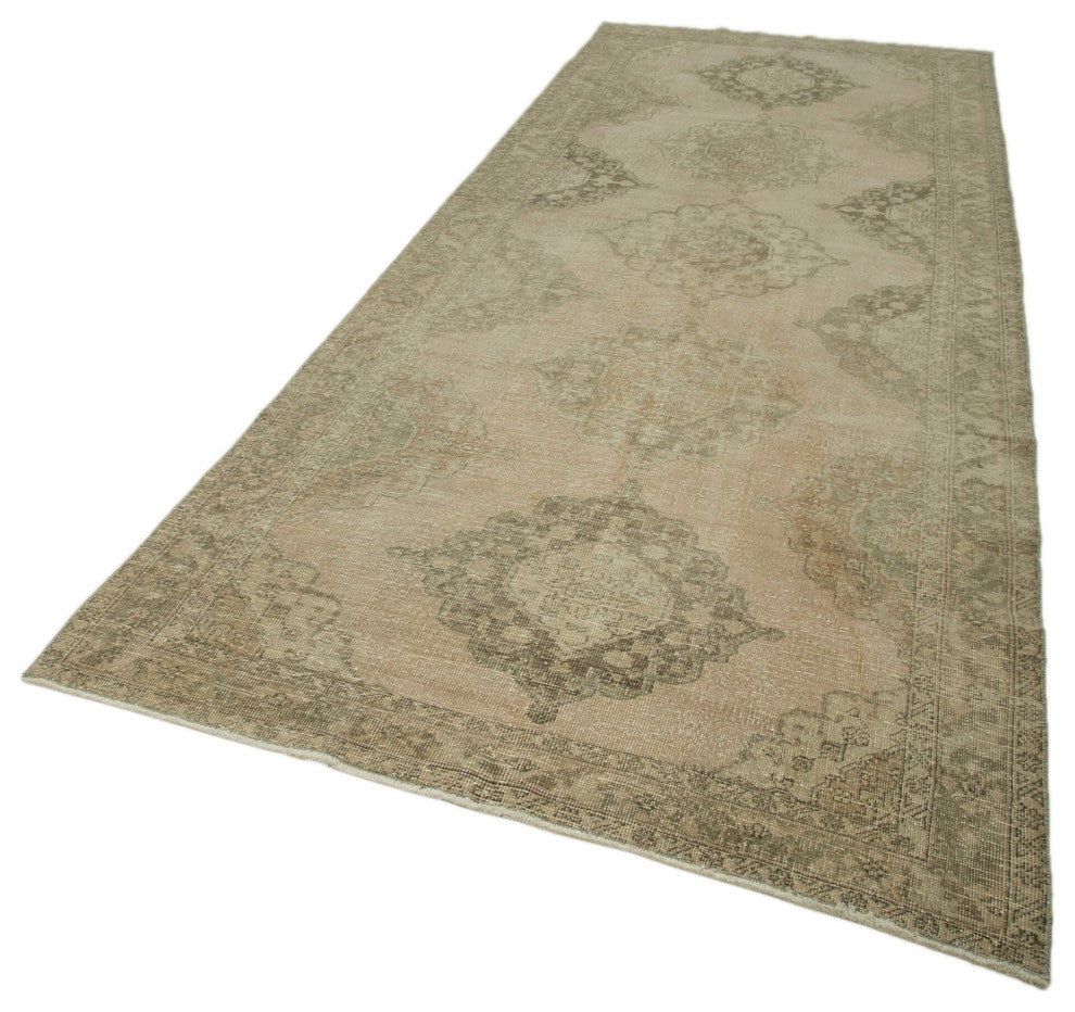 Rug N Carpet - Handwoven Oriental 5' 0" x 12' 10" Antique Runner Rug