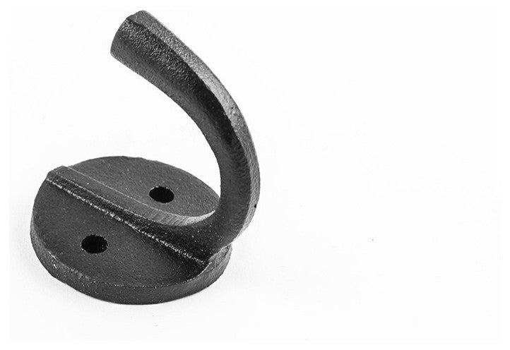 4 Hook Wrought Iron Black RSF Coat 1 1/2" X  1 3/4" |