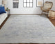 Weave & Wander Huntley Rug, Light Blue/Gray, Rug, 9' X 12'