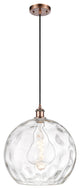 Innovations 516-1P-AC-G1215-14-LED 1 Light Pendant, Antique Copper