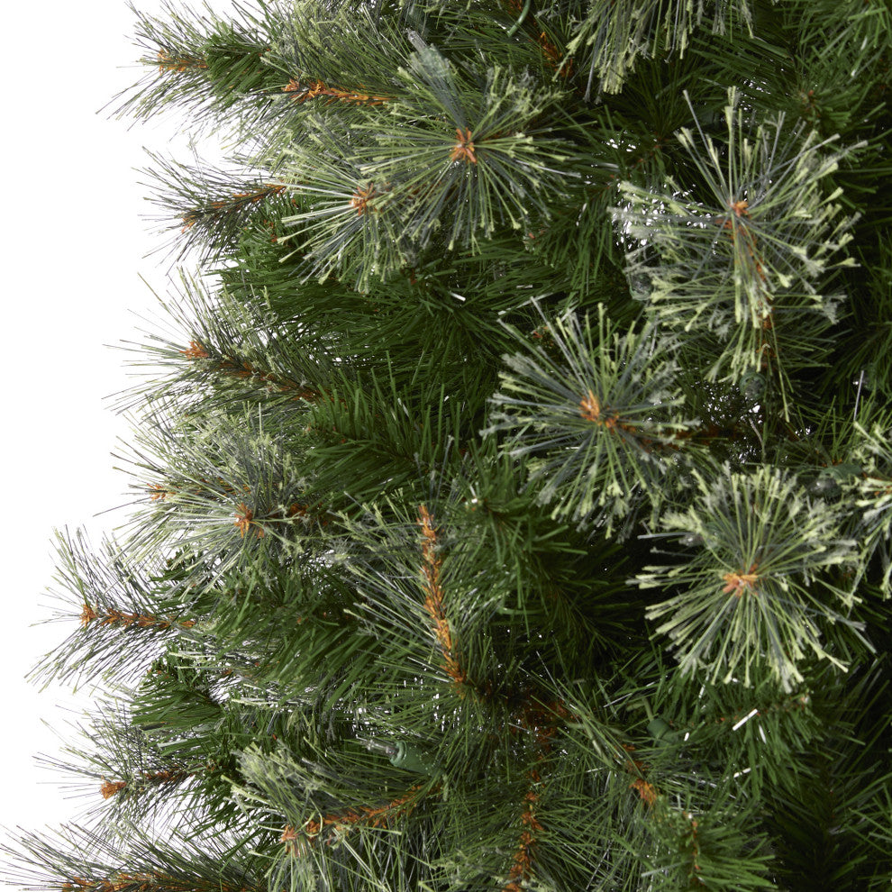10' Cashmere Slim Christmas Tree / 750 Warm White Lights/1908 Bendable Branches