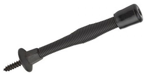 Nuk3y 3" Flexible Spring Stop, Satin Nickel