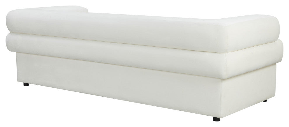 Elsa Cream Velvet Sofa