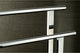 Kingston Brass Double L Shape Pedestal Towel Holder, Polished Chrome