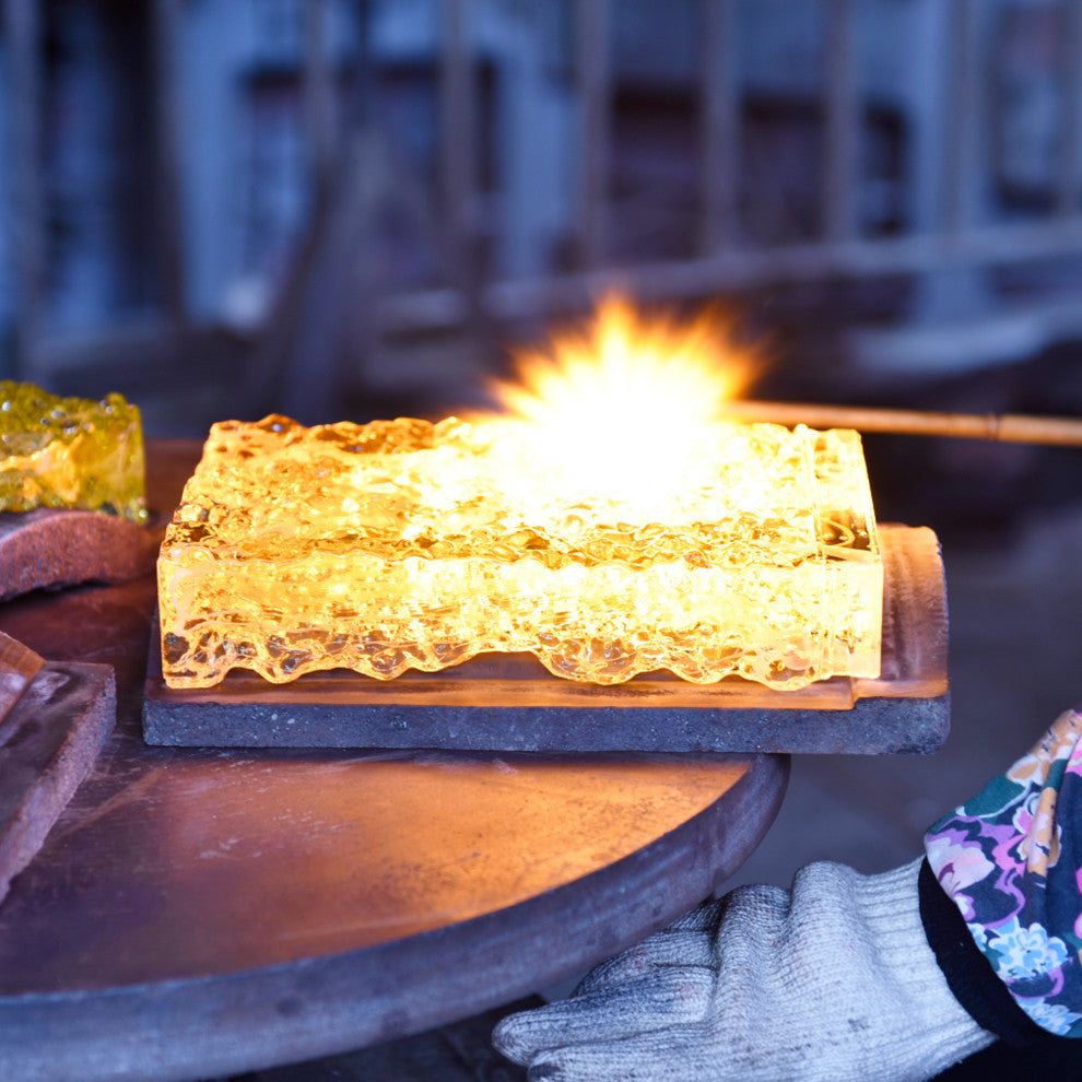 Lava Integrated LED Brass Mini Pendant