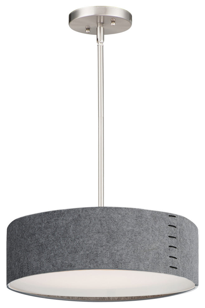 Maxim 10224 Prime 16"W LED Pendant - Satin Nickel