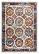 Transitional Distressed Vintage Floral Moroccan Trellis 5x8 Area Rug
