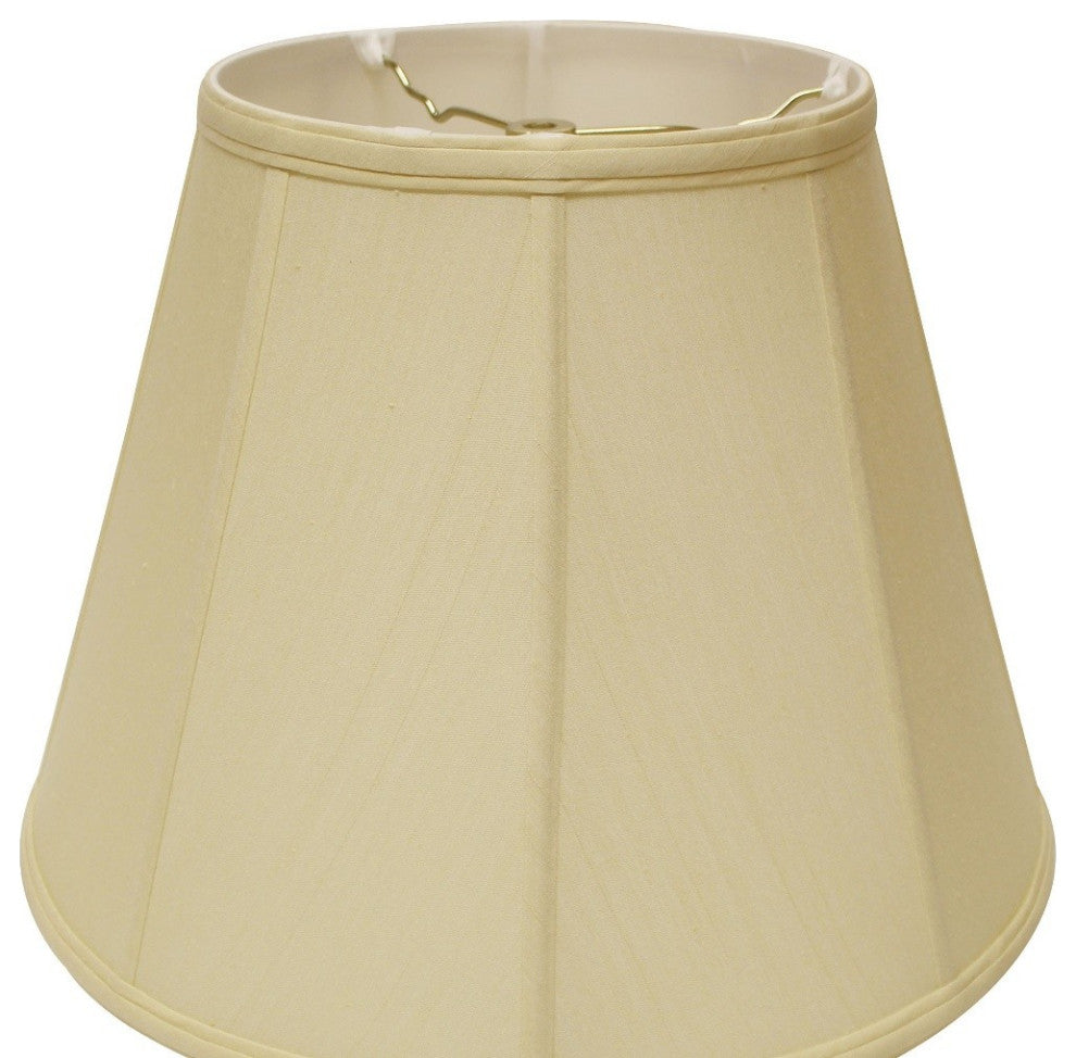 20" Antique White Slanted Empire Monay Shantung Lampshade