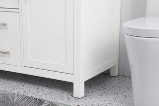 48" Single Bathroom Vanity, White