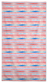 Patriotic Watercolor Folksy Pattern 58 x 102 Tablecloth