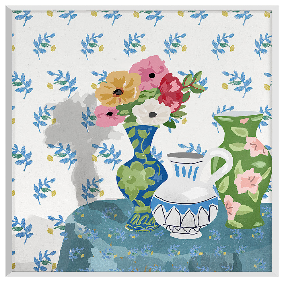 Williams Vase 2 Fine Art Print, White, 36"x36"