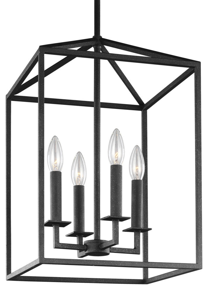 Generation Lighting 5115004 Perryton 4 Light 16"W Chandelier - Satin Brass