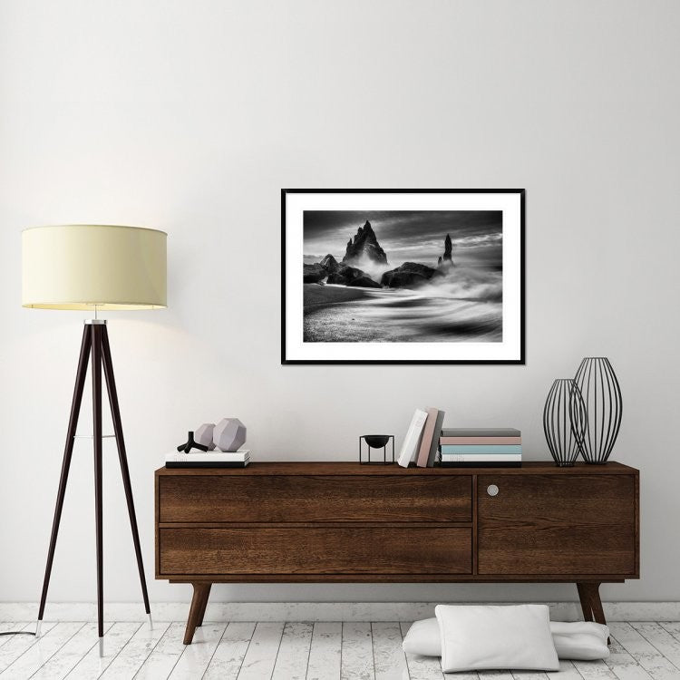 "Iceland Rocks" Framed Digital Print by Philip Eaglesfield, 44x32"