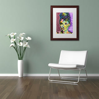 Dean Russo 'Audrey 2' Art, Wood Frame, White Mat, 16x20