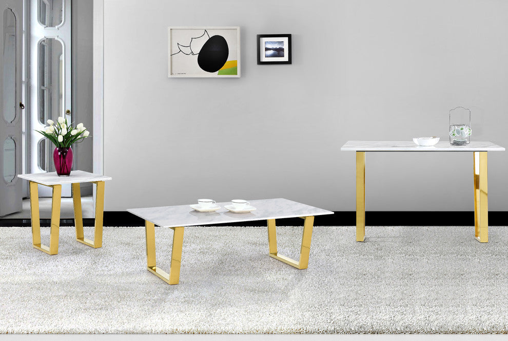 Cameron Gold Coffee Table