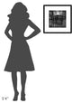 "Girls In The Rain" Framed Digital Print by Antonyus Bunjamin (Abe), 20"x20"