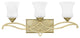 Hinkley Brooke Bath 3-Light Vanity, Silver Leaf
