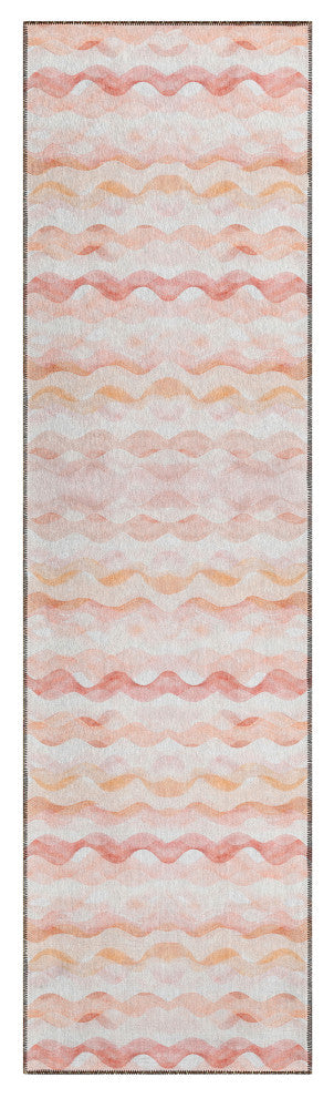 Indoor/Outdoor Seabreeze SZ16 Canyon Machine Washable 2'3" x 7'6" Runner Rug