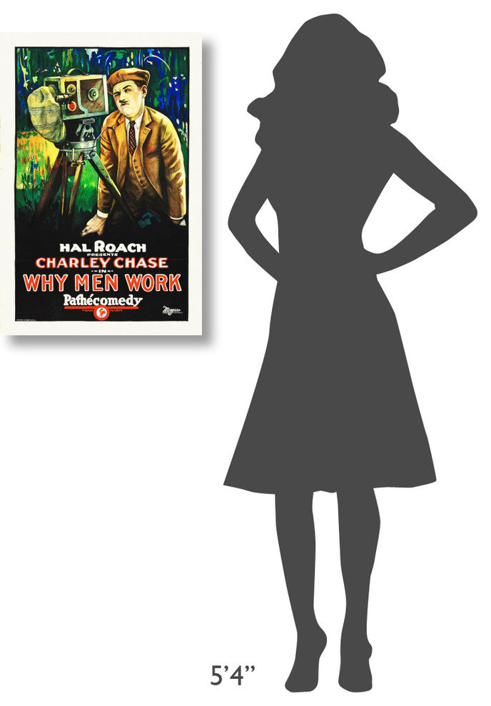 "Why Men Work" Stretched Canvas Giclee by Hollywood Photo Archive, 20x30"