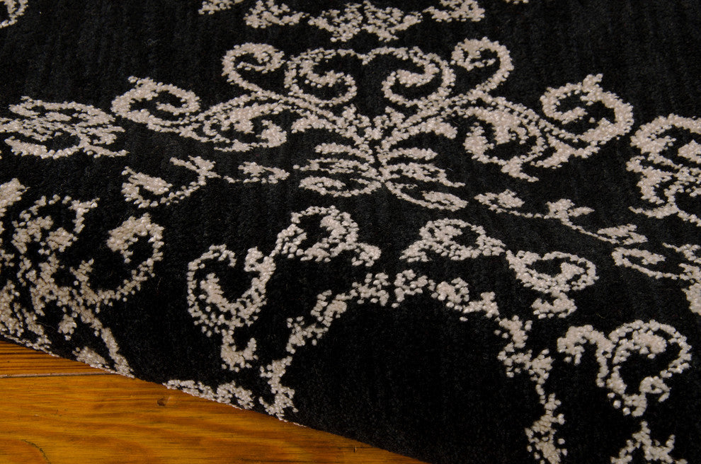 NOURISON TRANQUILITY BLACK AREA RUG