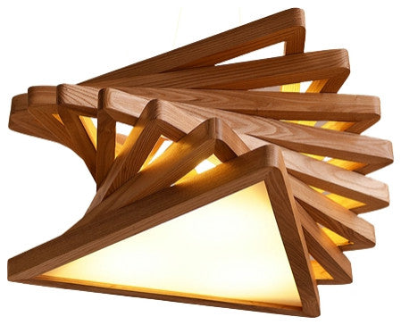 MIRODEMIÂ® Roquesteron | Modern Retro Wooden Pendant Lighting