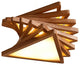 MIRODEMIÂ® Roquesteron | Modern Retro Wooden Pendant Lighting