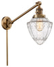 Innovations 237-BB-G664-7 1 Light Swing Arm, Switch, Brushed Brass