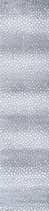Antelope Modern Animal Gray/Cream 2 ft. x 10 ft. Runner Rug