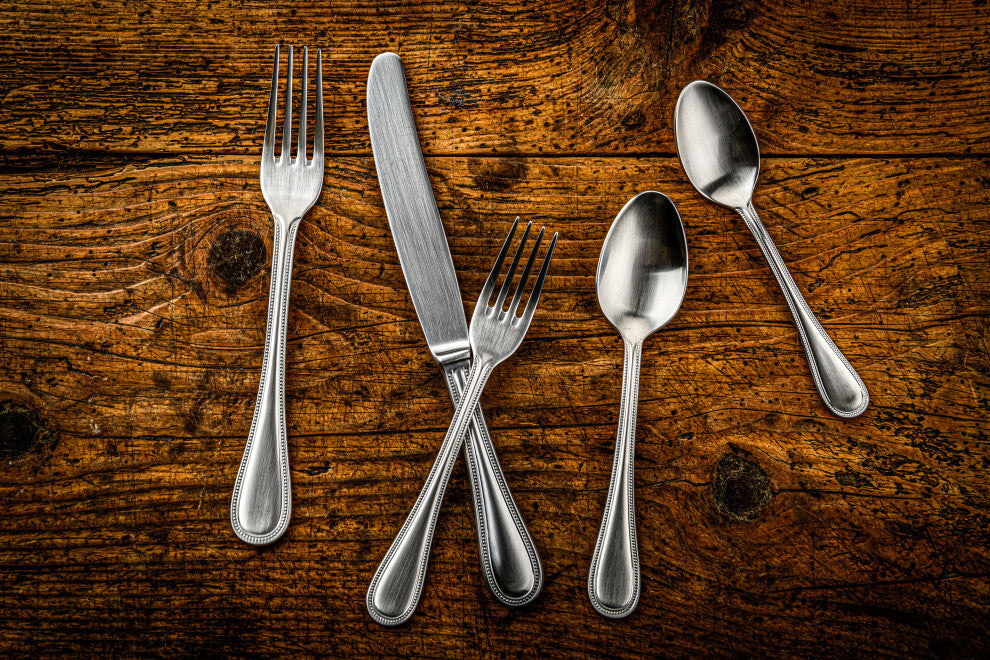 Perla Flatware Set, Pewter, 20 Pcs.