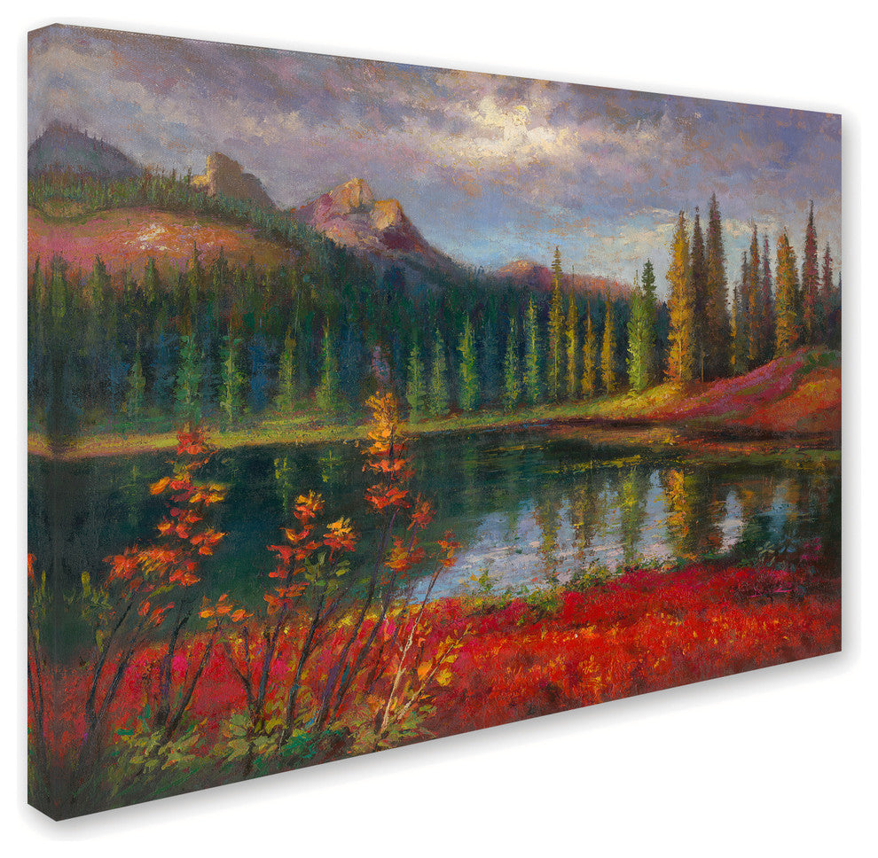 Daniel Moises 'Almost Winter' Canvas Art