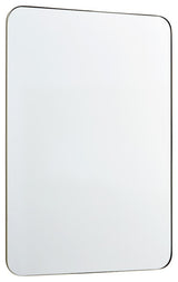 Quorum 24x36 Stadium Mirror, Silver