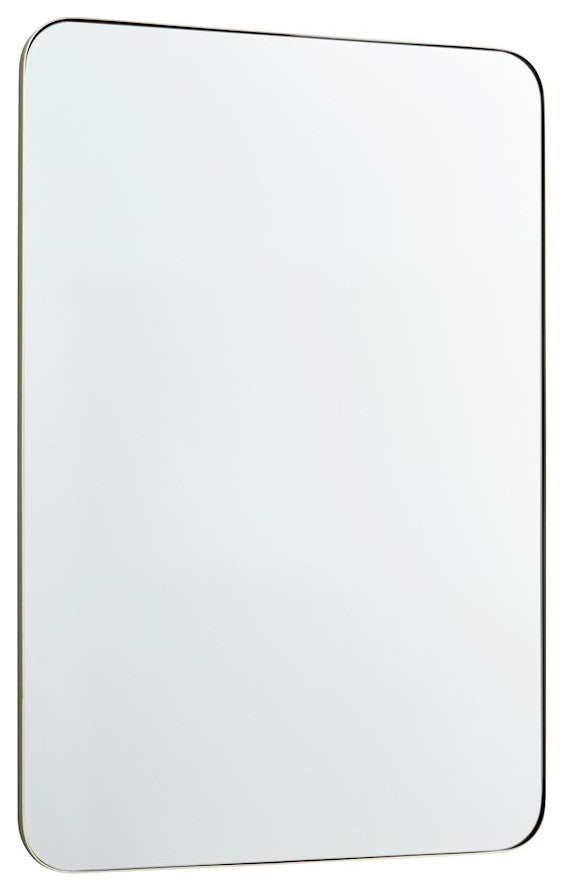 Quorum 24x36 Stadium Mirror, Silver