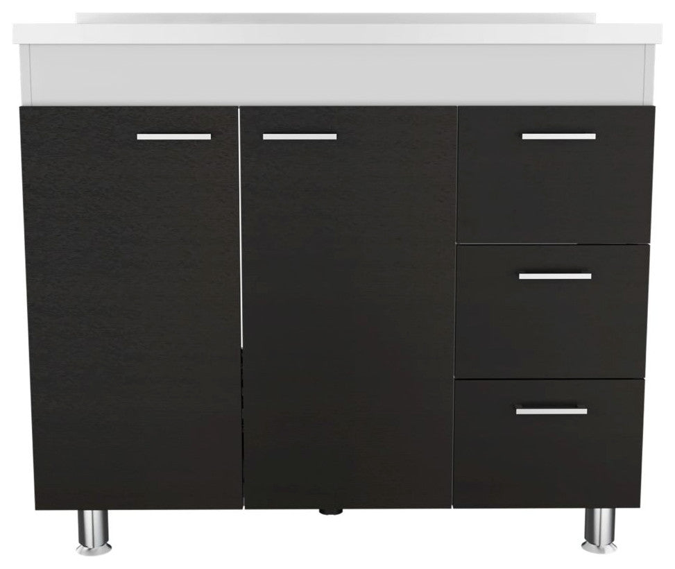 Utility Sink Kisco, Kitchen, White / Black
