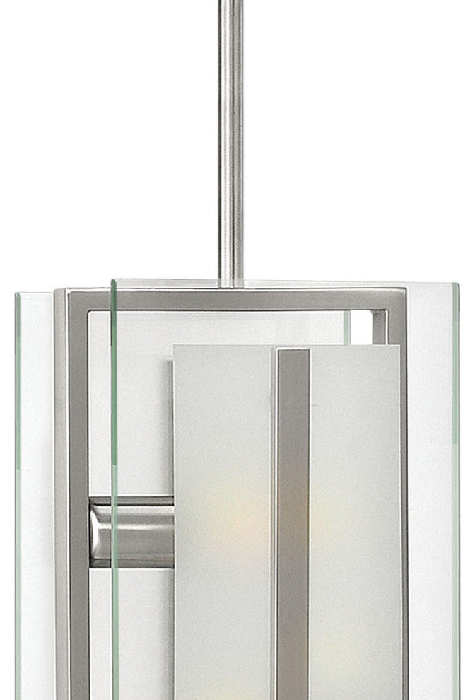 Hinkley Latitude Small Pendant, Brushed Nickel