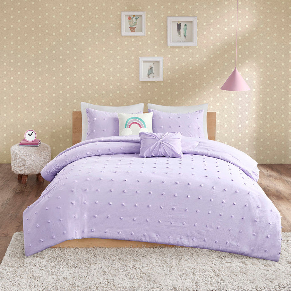 Urban Habitat Kids Callie Pom-Pom Rainbow Comforter Set
