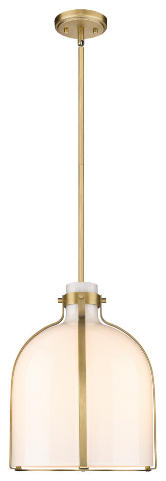 Z-LITE 818-12RB 1 Light Chandelier, Rubbed Brass