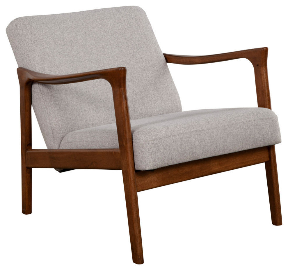 Zephyr Lounge Chair, Light Grey