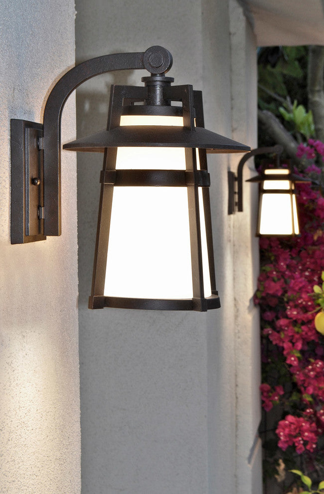 Maxim Lighting Calistoga 1-Light Outdoor Wall Lantern in Adobe - 3532SWAE