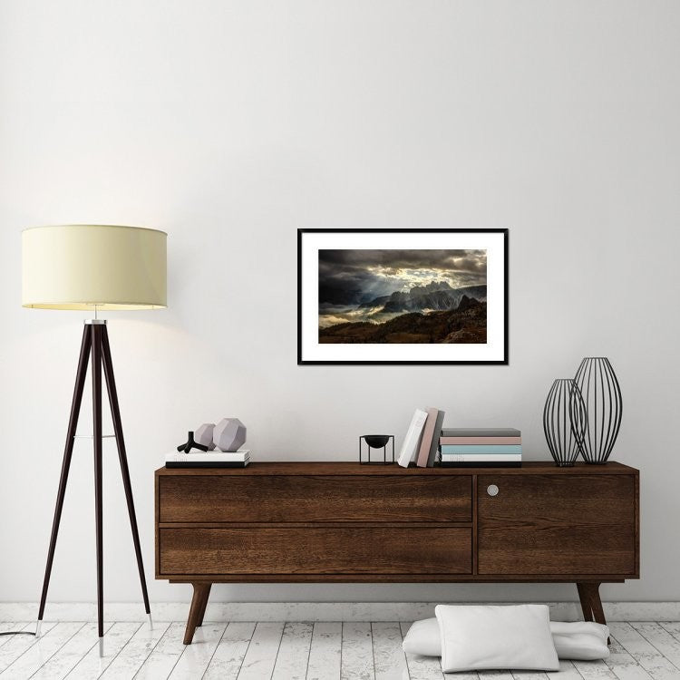 "Light Theatre" Framed Digital Print by Lubos Balazovic, 38x24"
