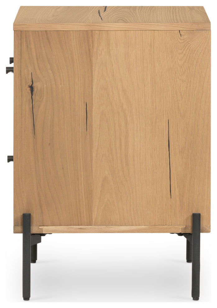 Eaton Nightstand-Light Oak Resin