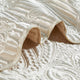 Quilted Satin 4 Piece Bed Spread Set, Champagne, Queen