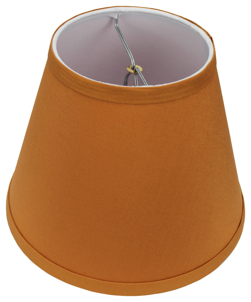 Fenchel Shades, 5"x9"x7" Spider Attachment Empire Lamp Shade, Linen
