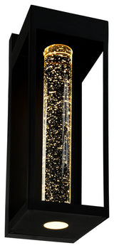 Rochester LED Integrated Black Outdoor Wall Light, 19 Inches