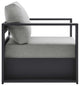 Modway Tahoe outdoor Patio Powder-Coated Aluminum 2-Piece Armchair Set