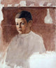 Camille Pissarro Half-Length Portrait of Lucien Pissarro Wall Decal