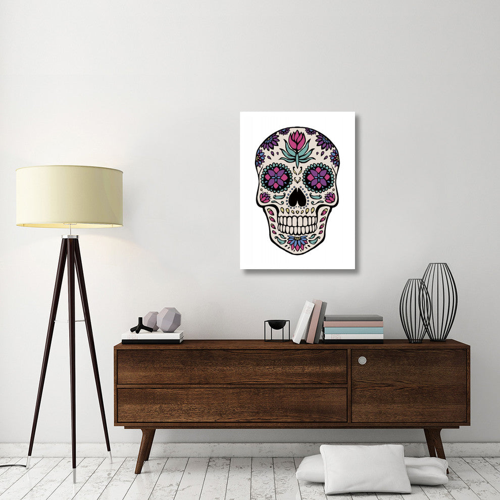 "Sugar Skull IV" Digital Paper Print by Janelle Penner, 28"x38"