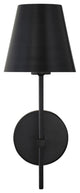 Crystorama Xavier 1 Light Wall Sconce XAV-B8321-MK, Matte Black
