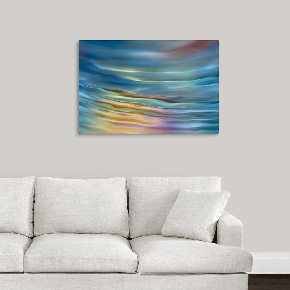 "Velvet Water IV" Wrapped Canvas Art Print, 36"x24"x1.5"