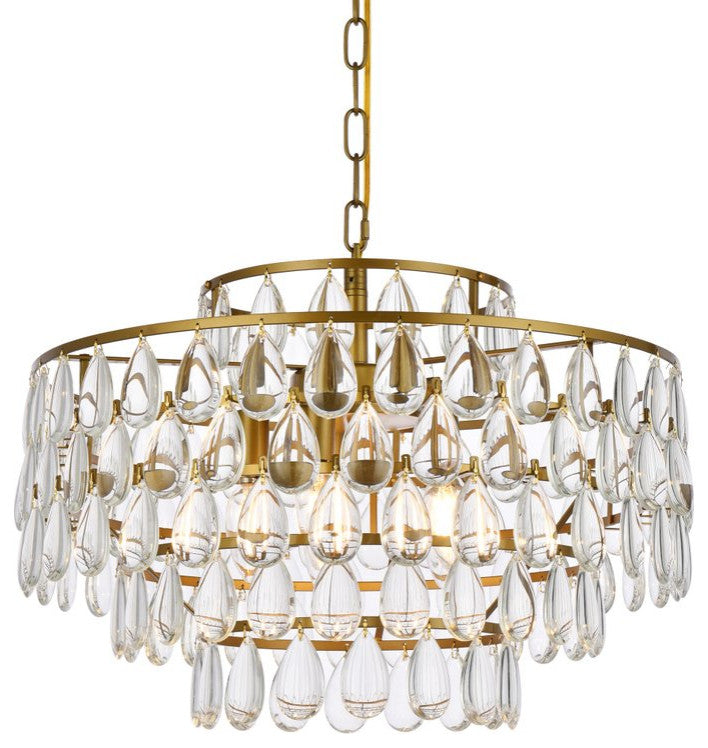 Murphy 20" Pendant, Brass